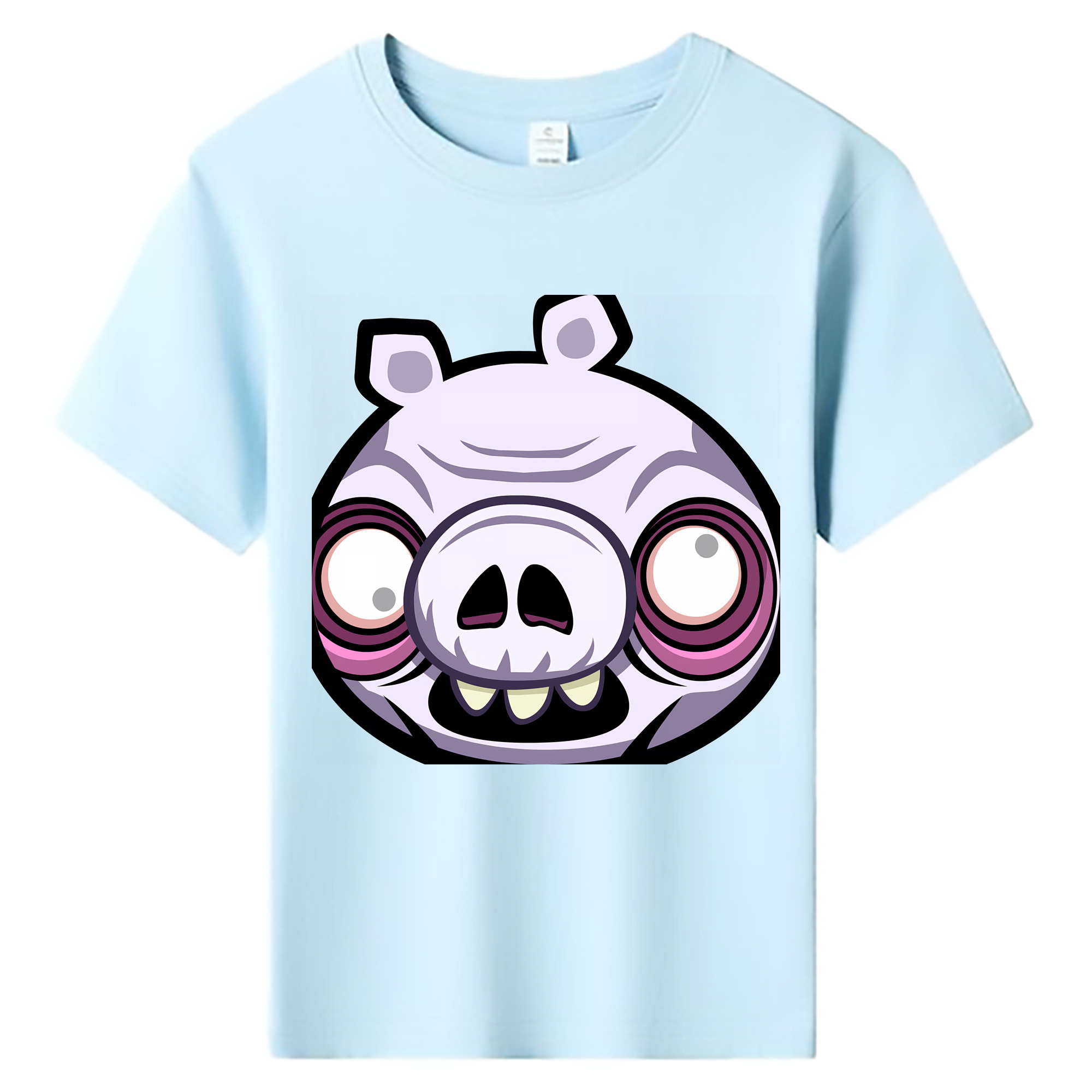 （画像用） Angry Birds アングリーバード 綿100％キッズTシャツ（フロントプリント）